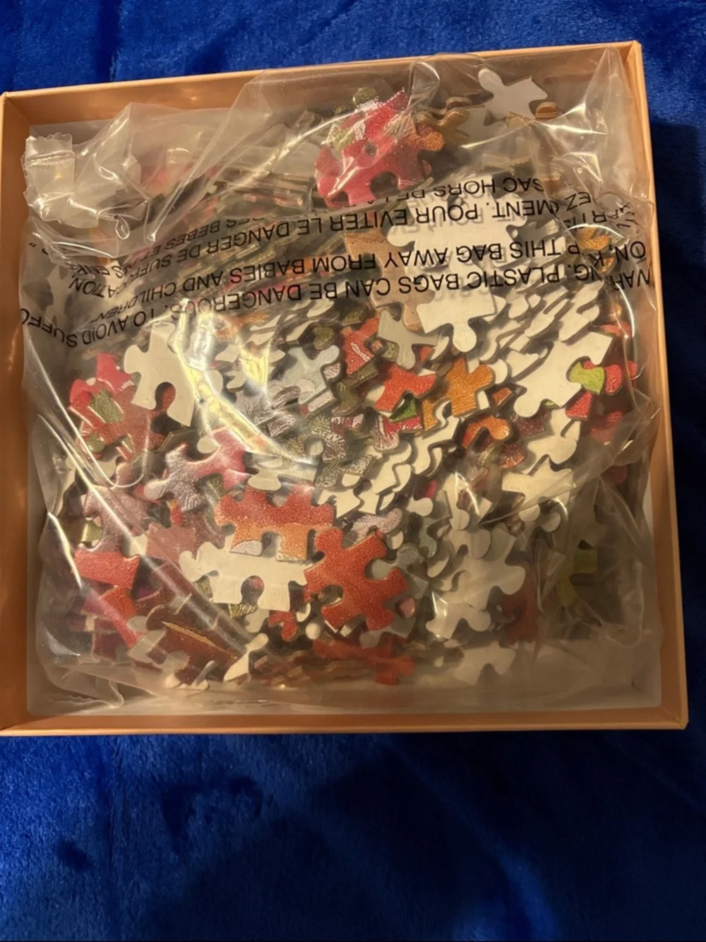 Marshalls Cozy Holiday Puzzle Box - Red, Green, Gold